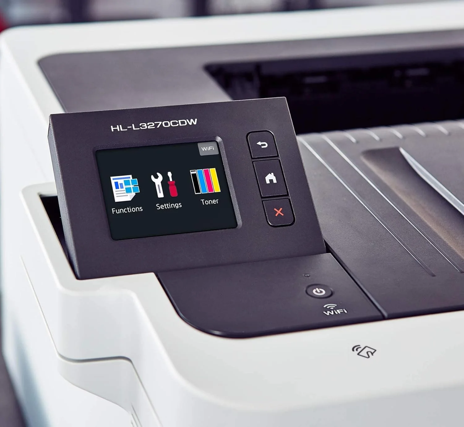 BROTHER HL-L3270CDW Brother COLOUR LASER Print Only, NFC Ready A4 standard tray up to 250sheet (80g/m2), Manual Feed Slo