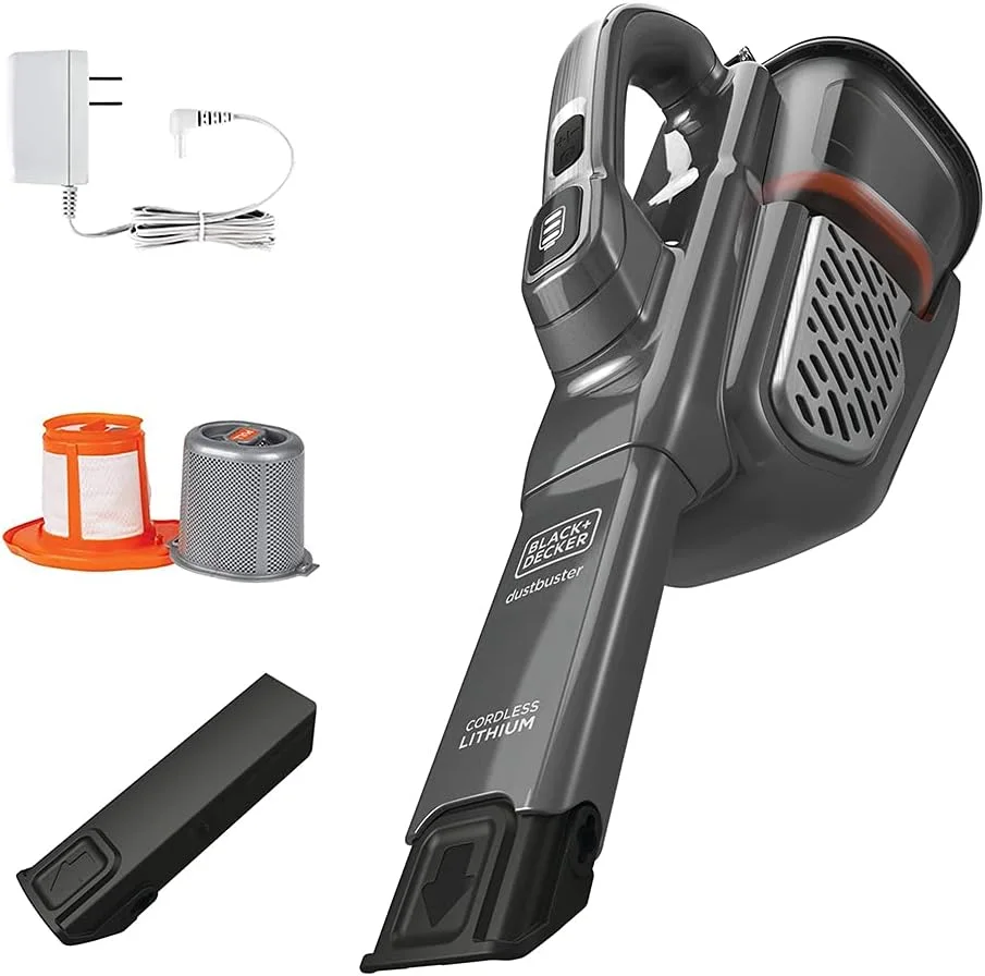 BLACK+DECKER DECKER BLACK+DECKER HHVK415B01 BLACK+DECKER Dusbuster Handheld Vacuum, Cordless, Gray