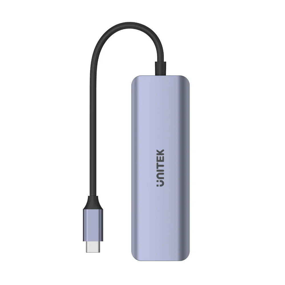 Unitek uHUB Q4 Next 4 Ports USB-C Hub Unitek uHUB Q4 Next USB Hub - USB Type C - 640 MB/s - Space Gray - 4 Total USB Port(s) - 4 USB 3.0 Port(s) - PC, Mac view 3