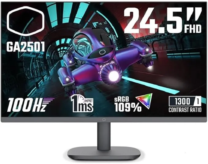 COOLER MASTER GA2501 FHD 24.5" INCH 100HZ GAMING MONITOR IPS