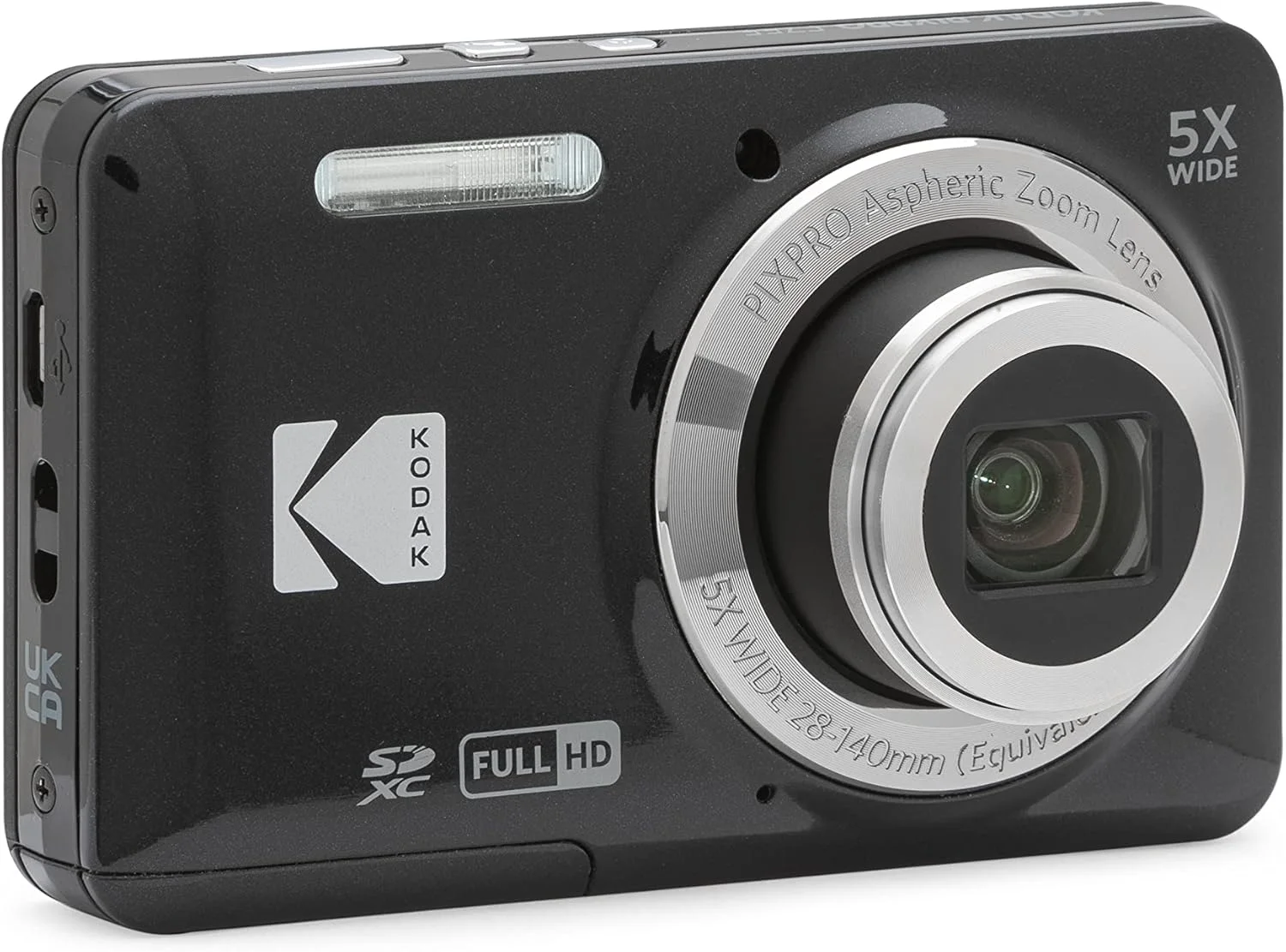 KODAK ‎FZ55-BK PIXPRO FZ55-BK 16MP Digital Camera 5X Optical Zoom