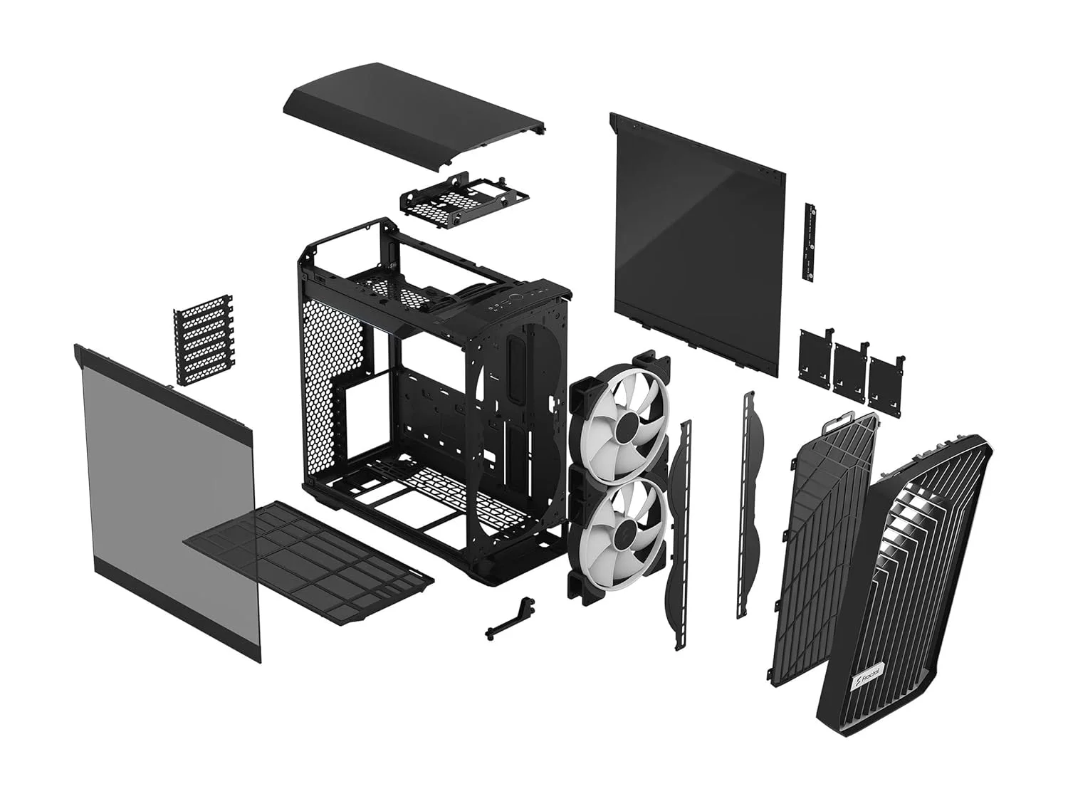 Fractal Design FD-C-TOR1A-02 Torrent Gray TG Light Tint view 4