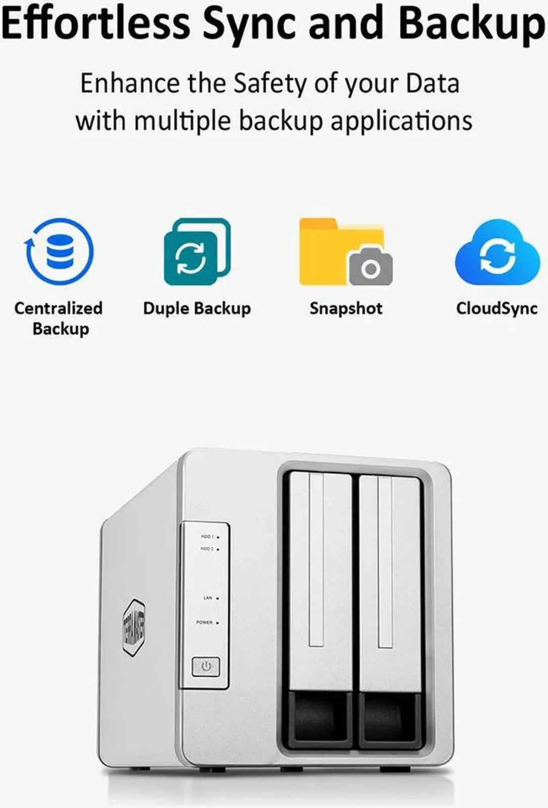 TERRAMASTER F2-423 Terramaster Intel Celeron N5095/5105 Quad Core 2.0GHz,burst up to 2.9 GHz, 4GB DDR4, 2.5GbE X2