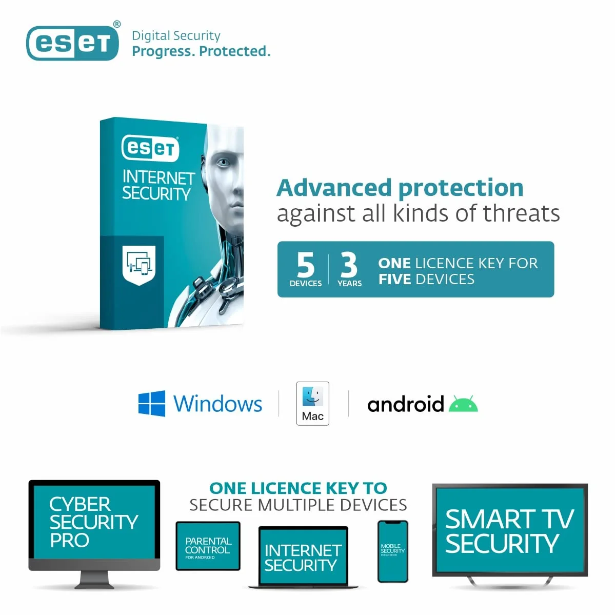 ESET-IS-3Y5U Eset Internet Security 3 Years 5 User