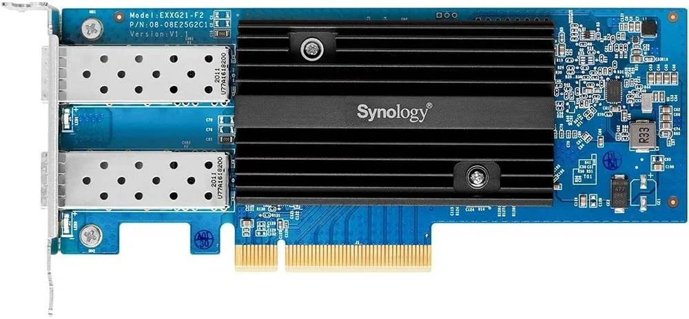 Synology 2x25GbE/10GbESFP28 ETHERNETAdap IEEE + 2x25GbE/10GbESFP28 ETHERNETAdap IEEE 802.3ae10 +3by25 + 3adLA