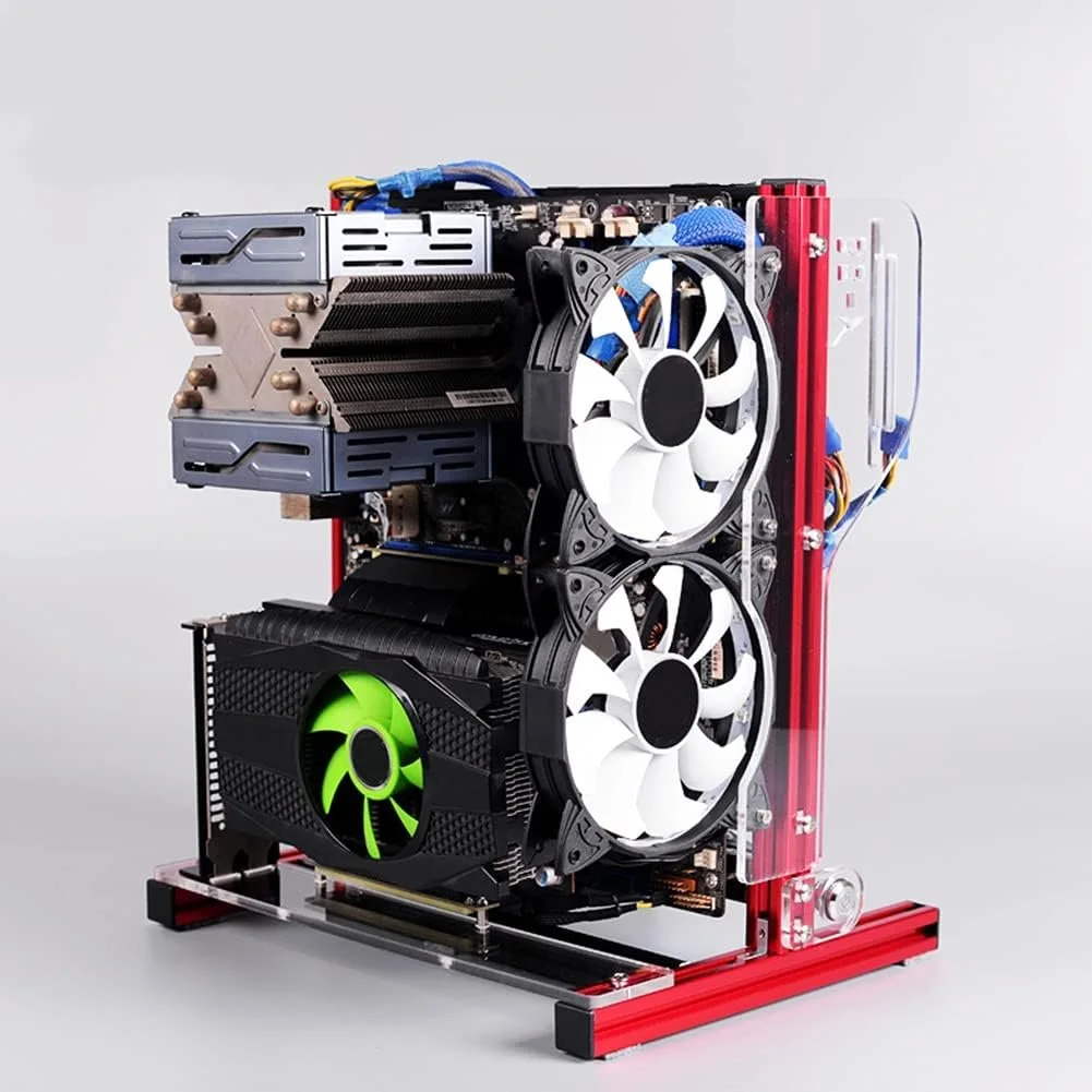 ATX DTX03 / M-ATX / ITX DIY Chassis Bracket Open Chassis Mining Rig Frame ITX Case ATX Test Bench P
