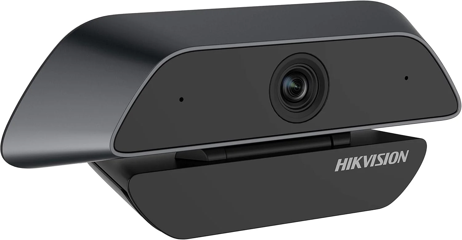 HIKVISION DS-U12 2MP 1080P HD USB Web Camera with Built-in Microphone Play & Plug- Black