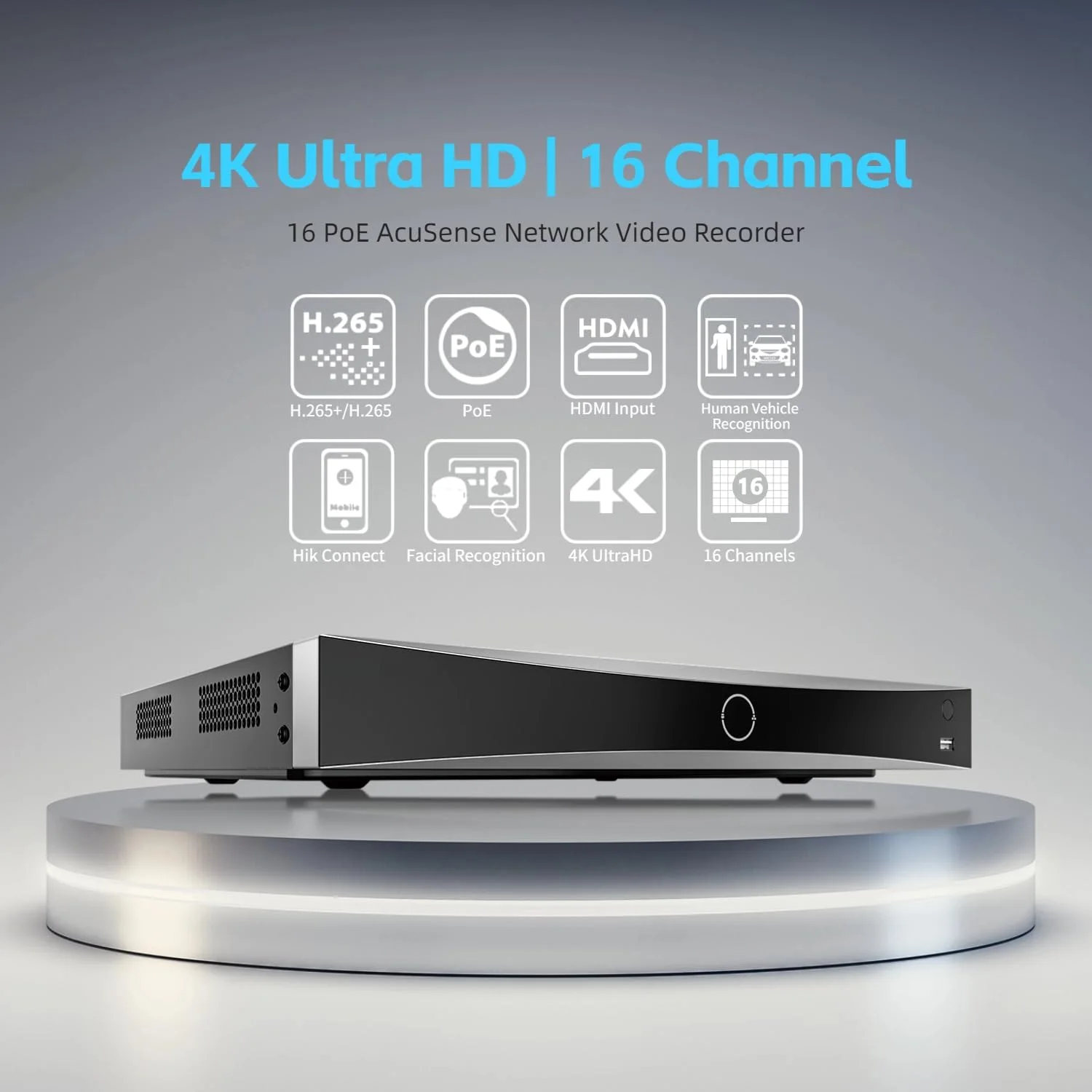 HIKVISION DS-7616NXI-K2/16P HIKVISION 16PORT POE AcuSense NVR