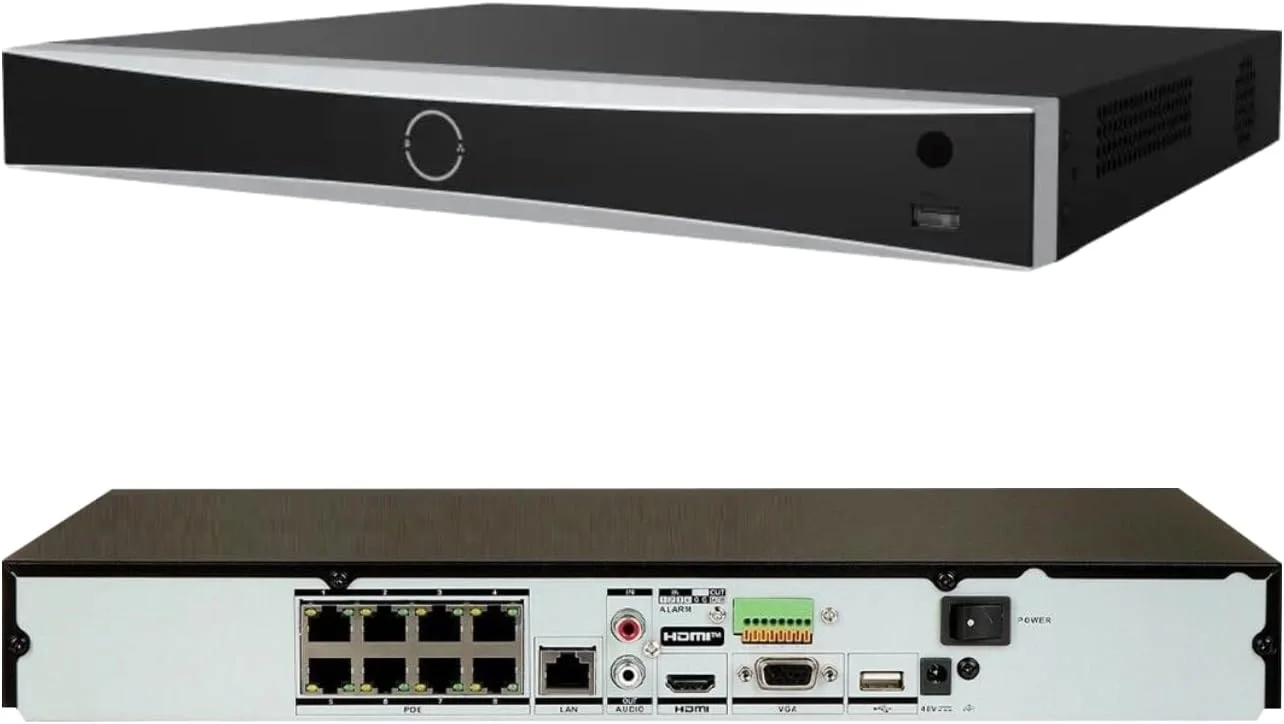 HIKVISION DS-7608NXI-K2/8P 8CH 4K 8-Channel PoE AcuSense RECORDER