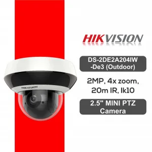 HIKVISION DS-2DE2A204IW-DE3 HIKVISION Camera 2MP 4X Zoom Outdoor PTZ