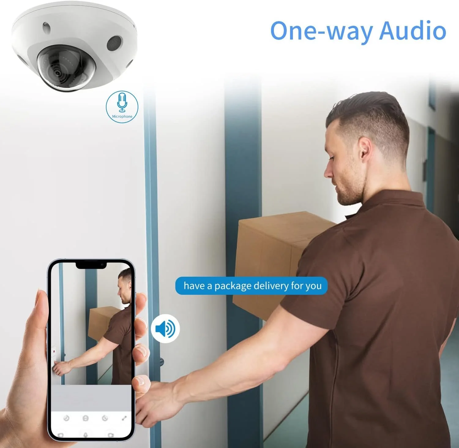 HIKVISION DS-2CD2543G2-IS Hikvision AcuSense 4MP Outdoor Network Mini Dome Camera