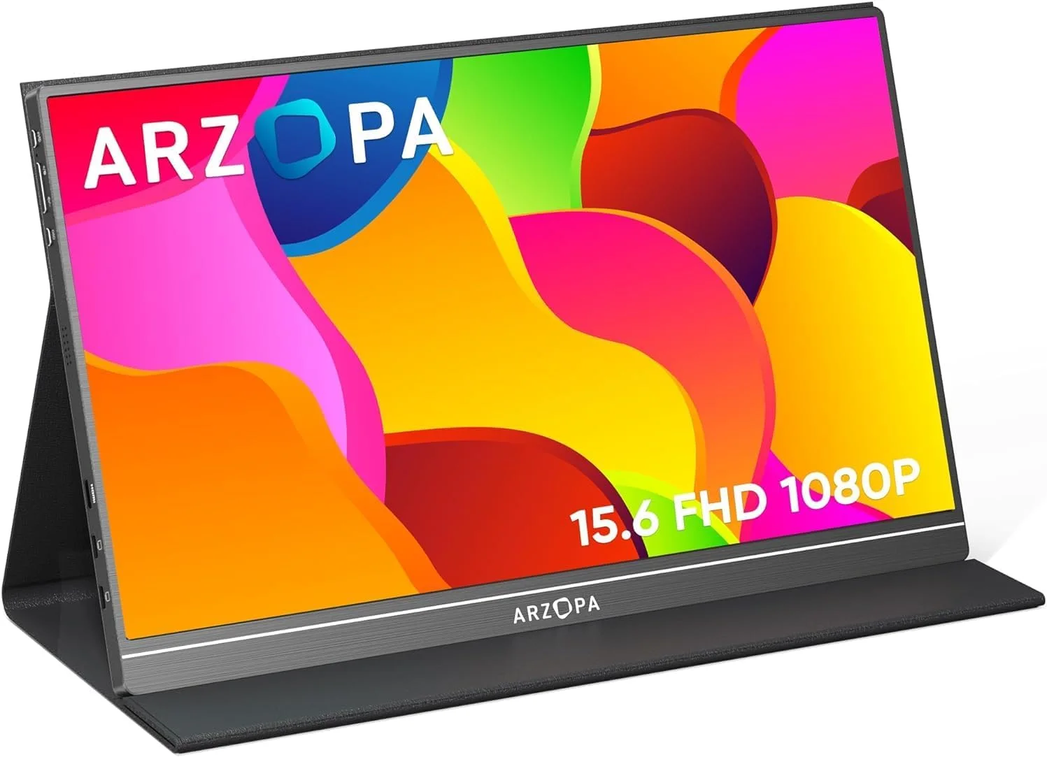 ARZOPA ‎DS-15608 Portable Monitor 15.6'' 1920×1080 USB C Monitor with Speaker