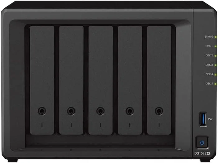 Synology 5bay DiskStation AMD Ryzen R1600 8GB RAM 5-bay DiskStation (up to 15-bay) AMD Ryzen R1600 8GB RAM (up to 32GB) 10GbE NIC support (optional)