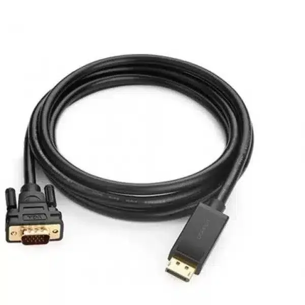 UGREEN DP105-10247 Ugreen DP Male to VGA Male cable, 28AWG OD7.3MM,1920*1080@60Hz, Compliant with DisplayPort 1.1v, Pow view 2