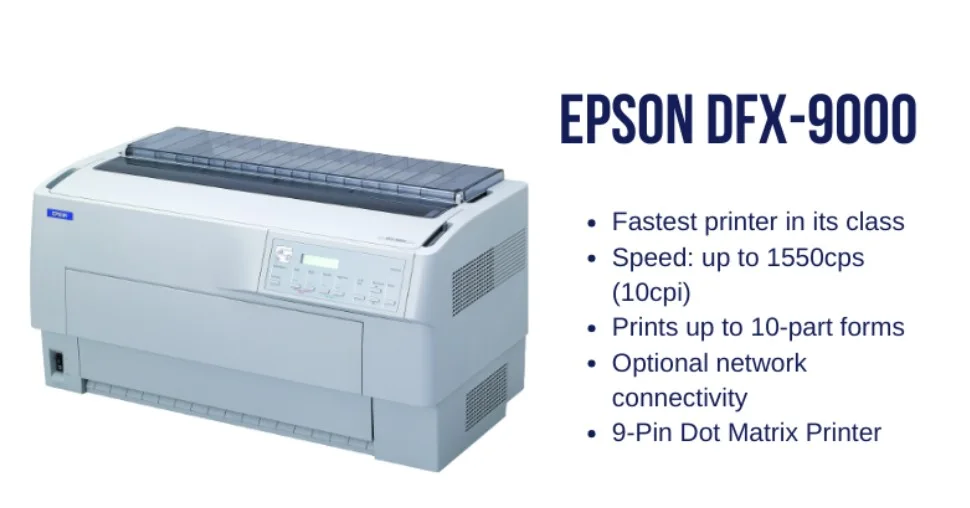 EPSON DFX-9000 Network Dot Matrix Printer