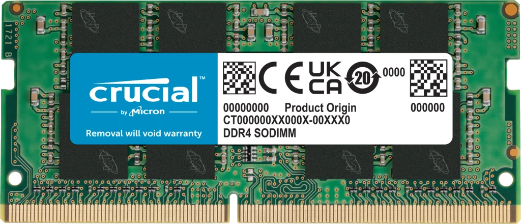 Crucial 4GB DDR4-2400 SODIMM CL17 (4Gbit)
