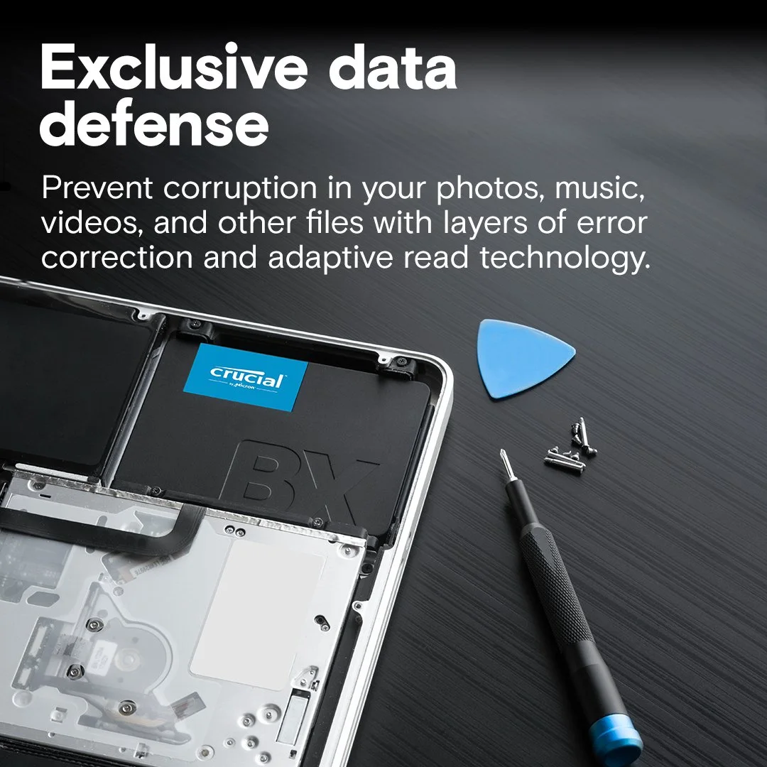 Crucial CT4000BX500SSD1 Crucial® BX500 4000GB SATA 2.5 inch SSD view 4