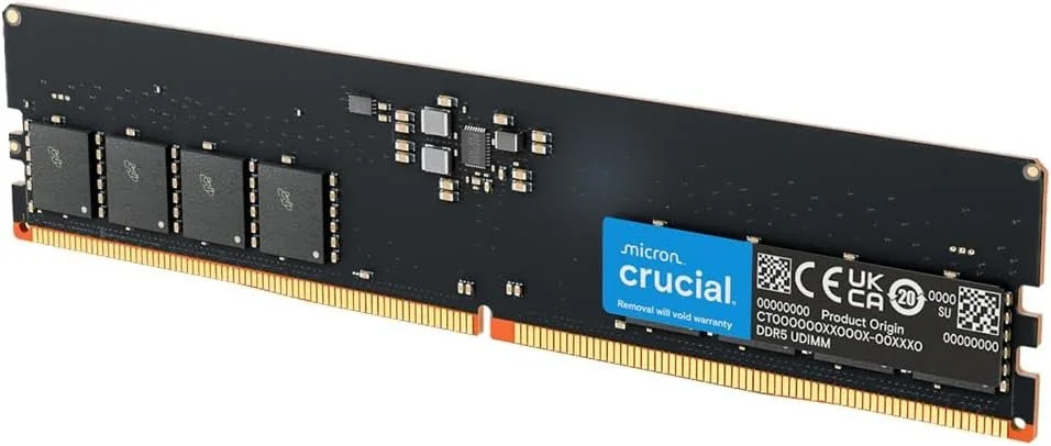 Crucial CT32G56C46U5 Crucial 32GB DDR5-5600 UDIMM CL46 (16Gbit)