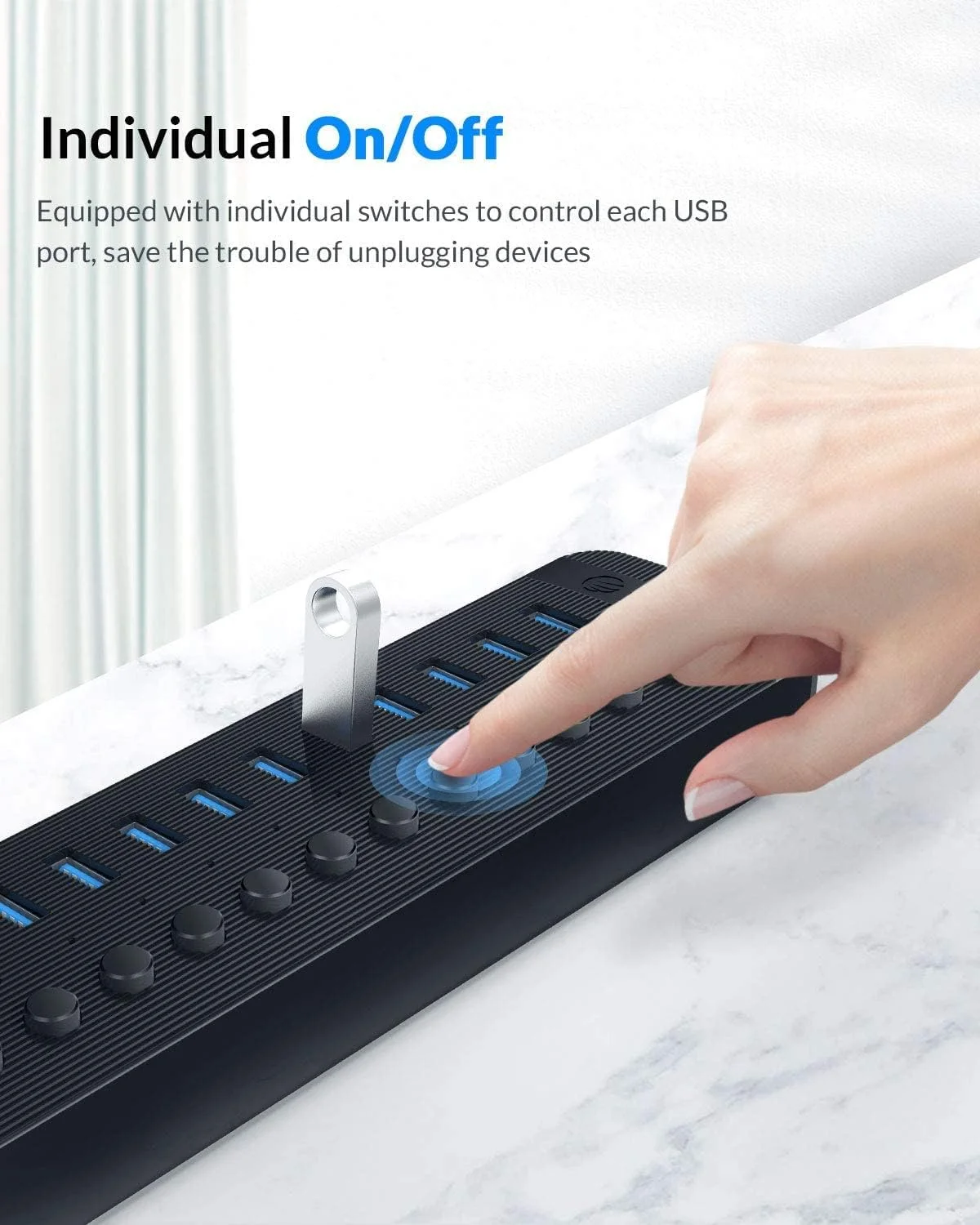 ORICO CT2U3-16AB ORICO 16 Port BC1.2 USB 3.0 Powered USB Hub