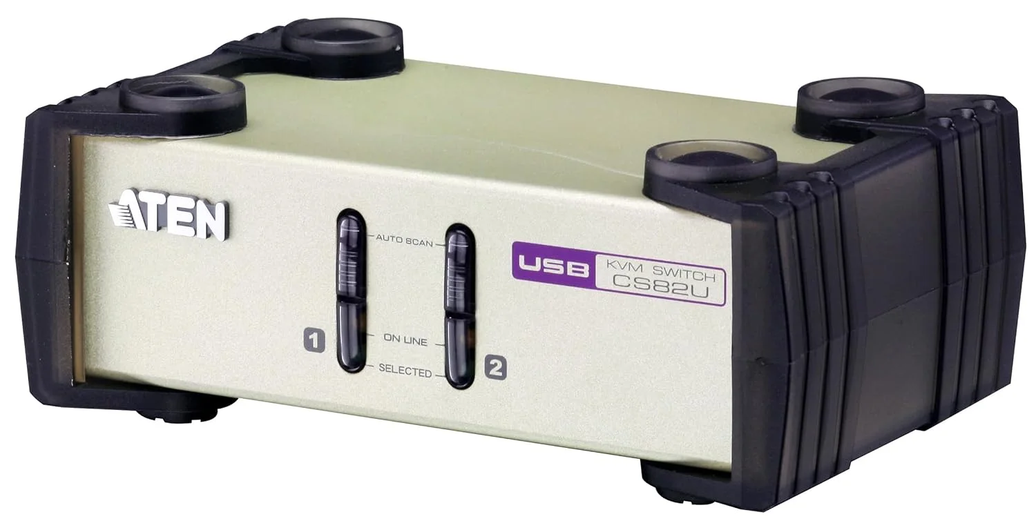 ATEN CS82U ATEN 2-Port PS/2-USB VGA KVM Switch