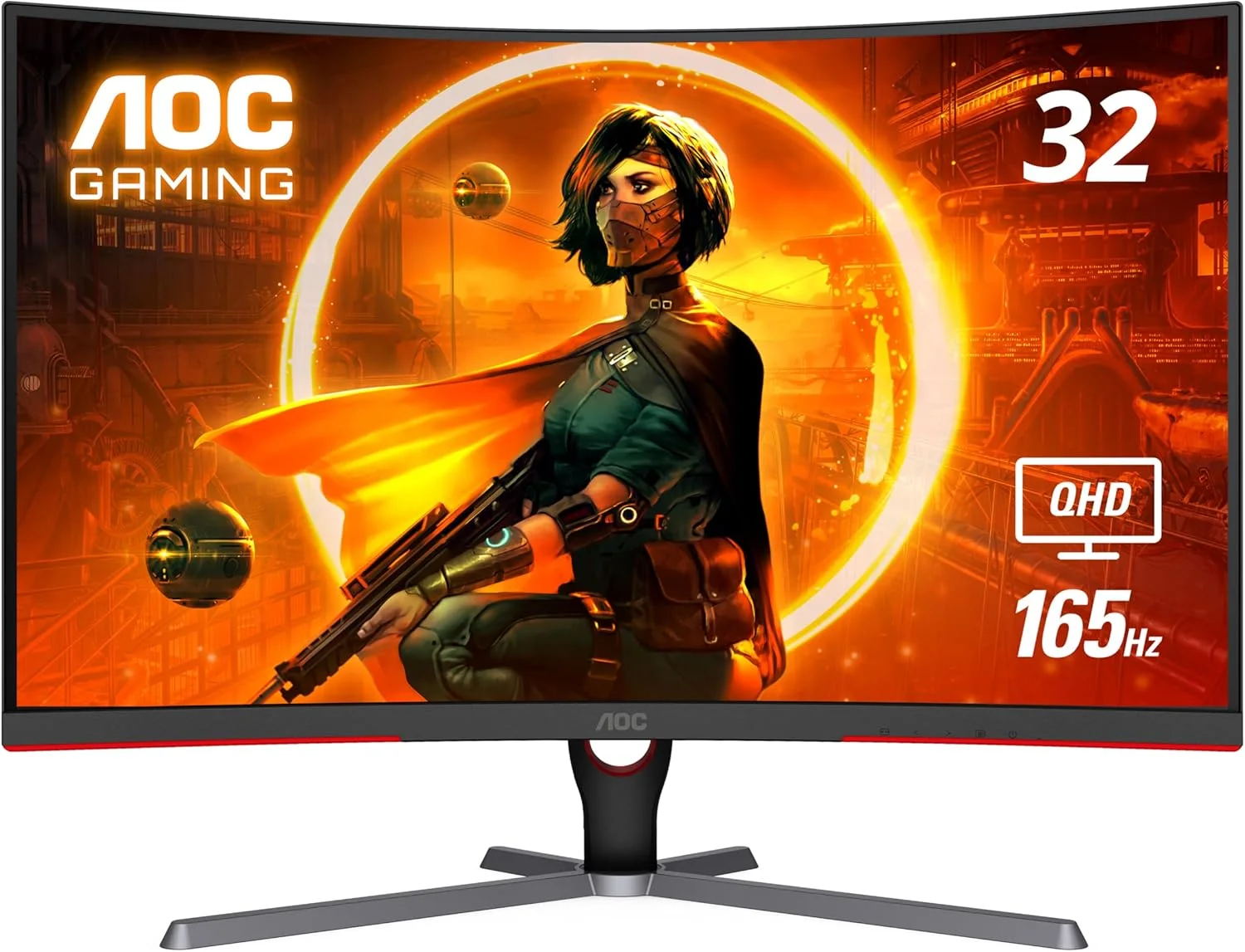 AOC CQ32G3SE AOC CQ32G3SE VA QHD Curved, 2*HDMI, DP, Free Sync, HDR, 165Hz