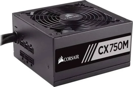 Corsair CS-CP-9020061-UK CX750M ATX 80 Plus Bronze Certified Semi Modular Power Supply Unit, 750 Watt