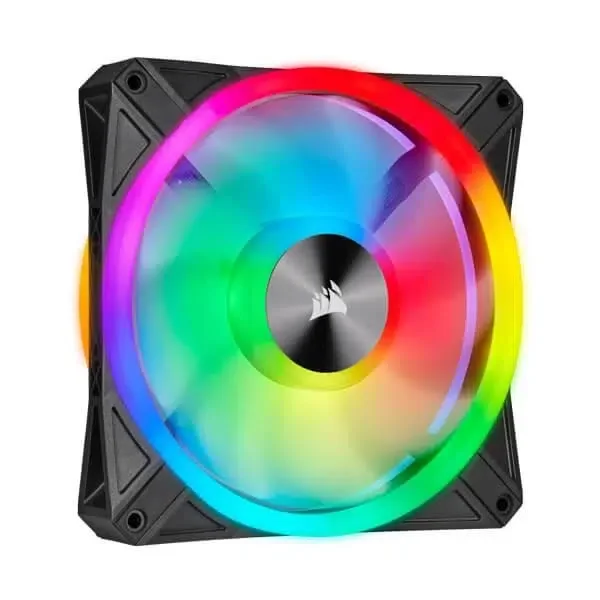 Corsair Ql Series, Ql140 Rgb, 140Mm Rgb Led Fan, Dual Pack With Lighting Node Core CO-9050100-WW view 2