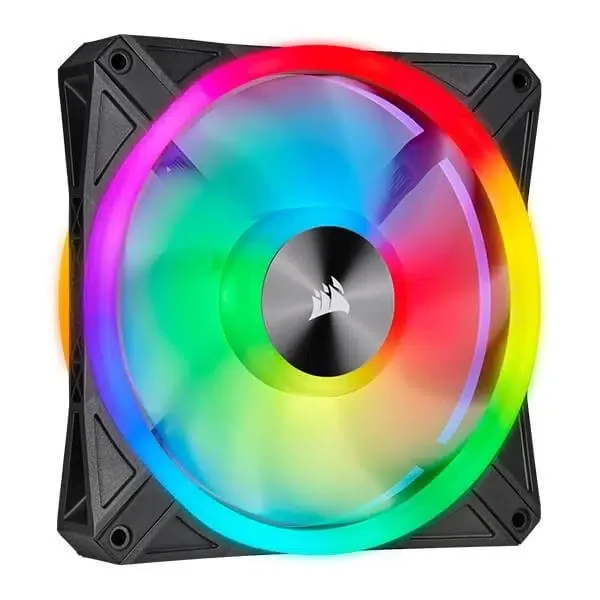 Corsair QL Series, QL120 RGB, 120mm RGB LED Fan, Single Pack view 2