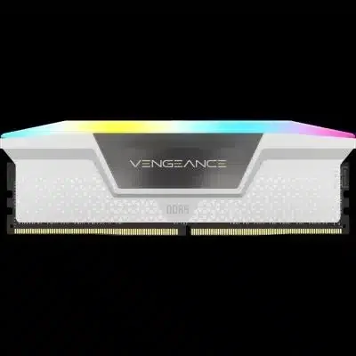 CORSAIR VENGEANCE RGB DDR5 RAM 32GB (2x16GB) 6200MHz CL36 Intel - White (CMH32GX5M2B6200C36W) view 2