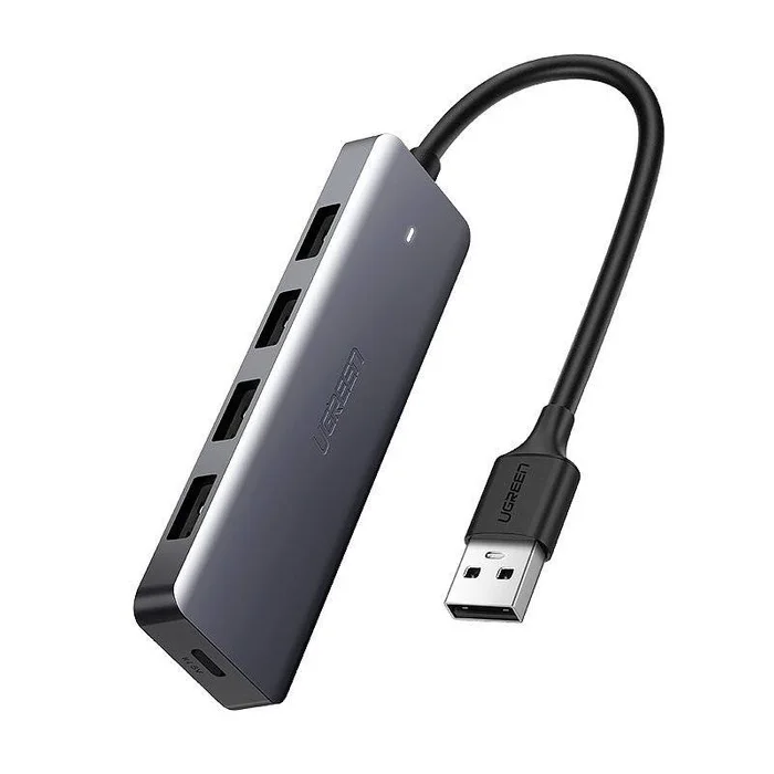 UGREEN CM219-50985 Ugreen 4-Port USB 3.0 Hub, Ultra Slim High-Speed USB Splitter Portable Extension Data Hub Compatible