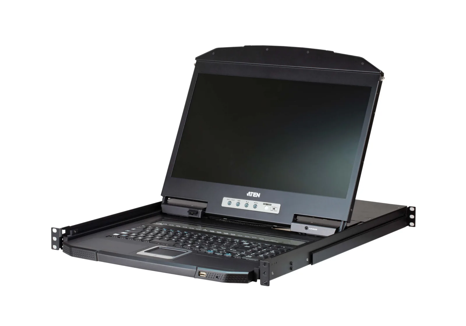 ATEN CL3108NX-ATA 8-Port PS/2-USB VGA Single Rail LCD KVM Switch