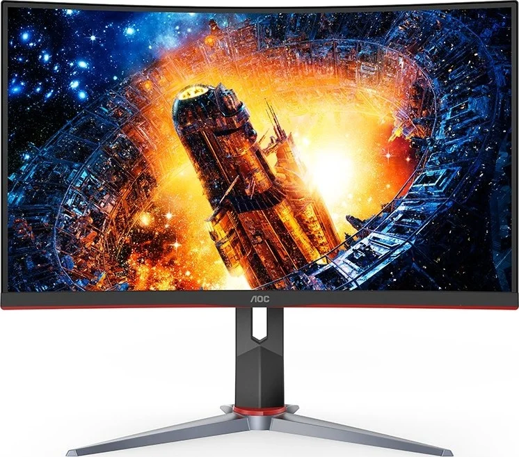 AOC C24G2 AOC PHI-C24G2 FHD Adaptive-Sync Curved Monitor, 23.6", 165Hz, Matte Black