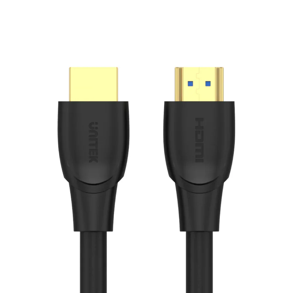 Unitek 20M HDMI2.0 Male to Male Cable Black Col Unitek 20 m HDMI A/V Cable - Cable for Audio/Video Device, VR Headset - First End: 1 x HDMI 2.0 Digital Audio/Video - Male - Second End: 1 x HDMI 2.0 Digital Audio/Video - Male - 18 Gbit/s - Supports up to3840 x 2160 - Shielding - Gold Plated Connector - 26 AWG - Black view 2