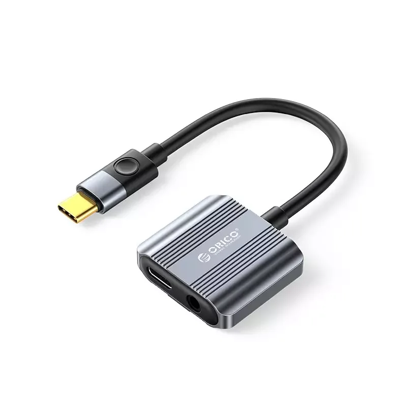 ORICO AXCP-02-BK-BP Type-C to 3.5mm Headphone+Charge Adapter