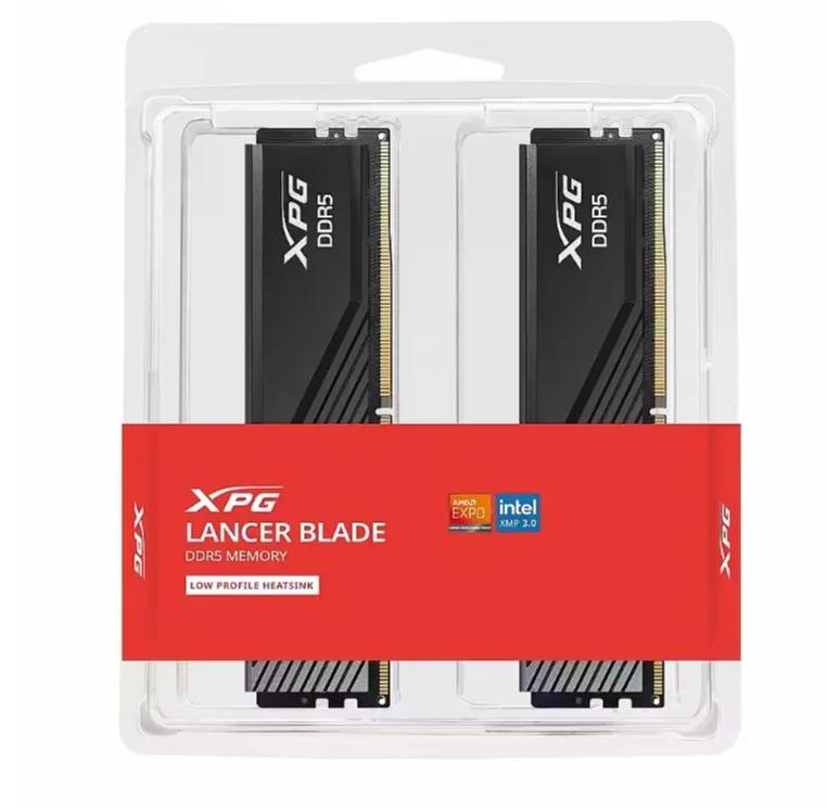 ADATA AX5U6000C3016G-BRBK ADATA XPG LANCER BLADE RGB DDR5 6000 CL30 (2x16GB) - Black