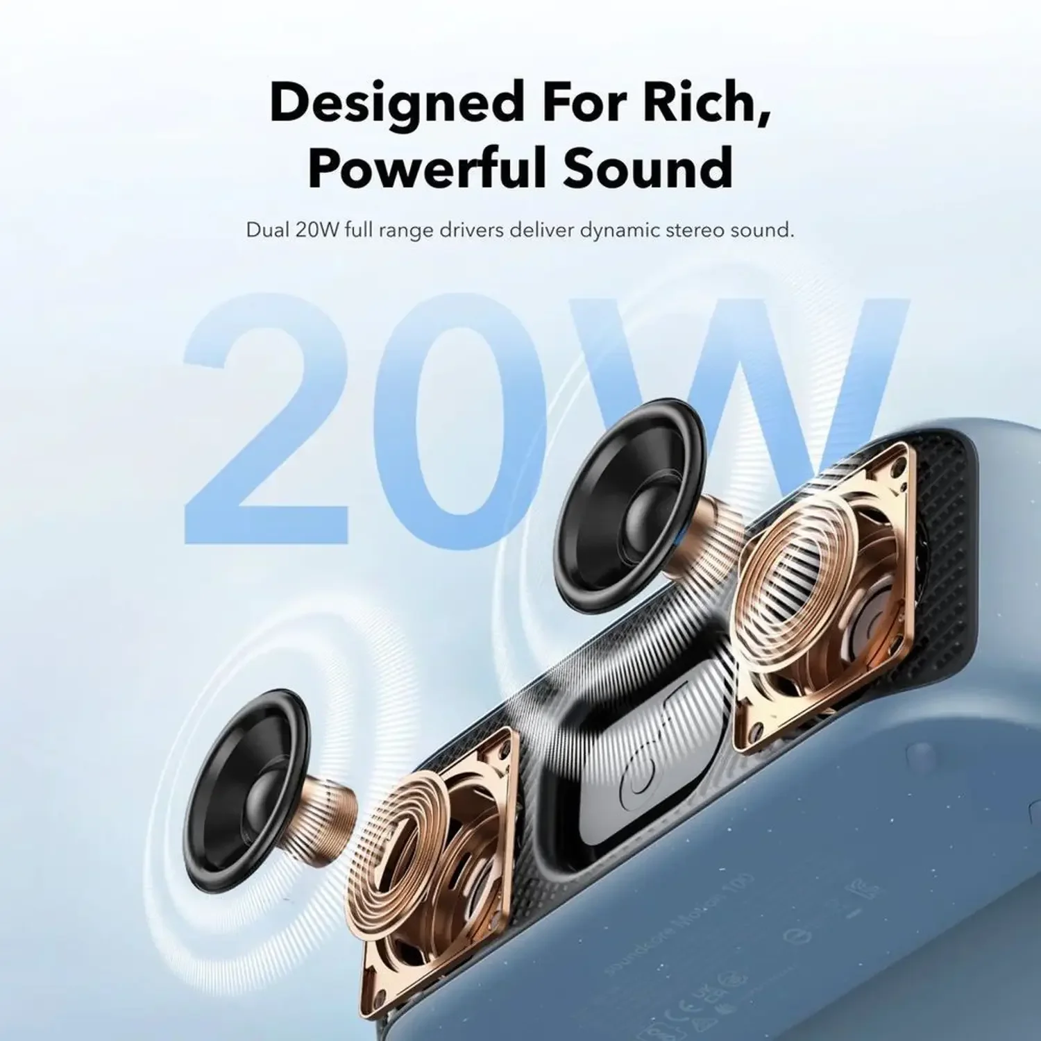 ANKER A3133031 Anker Soundcore Motion 100 Portable Bluetooth Speaker - Blue | A3133031