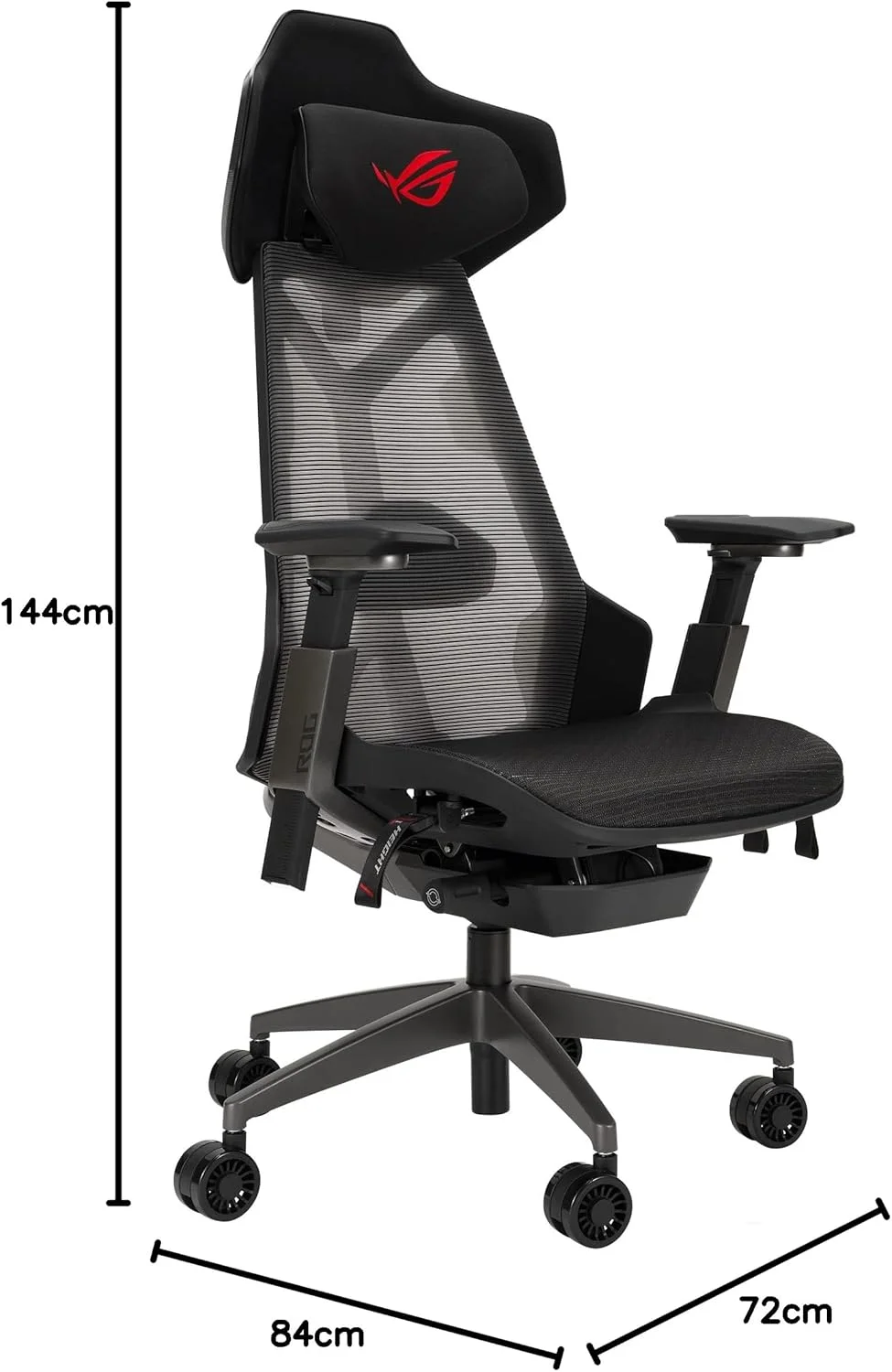 ASUS 90GC0120-MSG010 ASUS ROG DESTRIER Ergo Gaming Chair