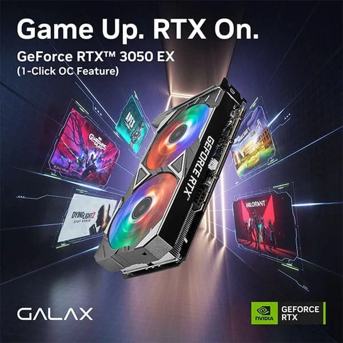 GALAX GeForce RTX 3050 6GB EX GDDR6
