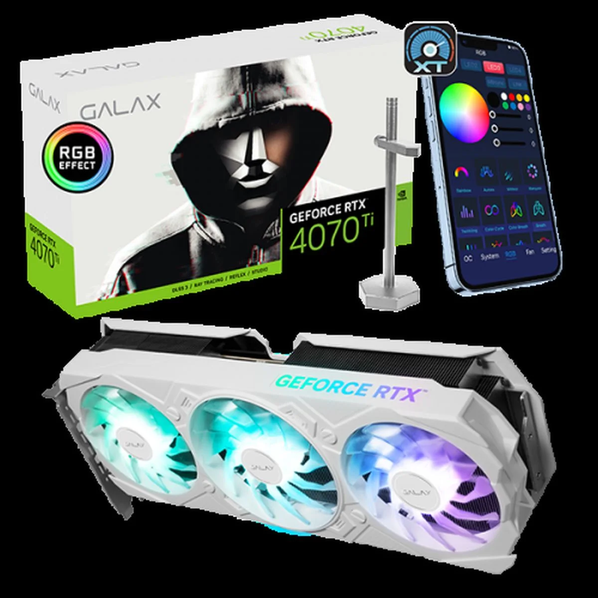 GALAX GEFORCE RTX 4070TI SUPER EX-GAMER WHITE 1-CLICK OC 16GB GLX 1041