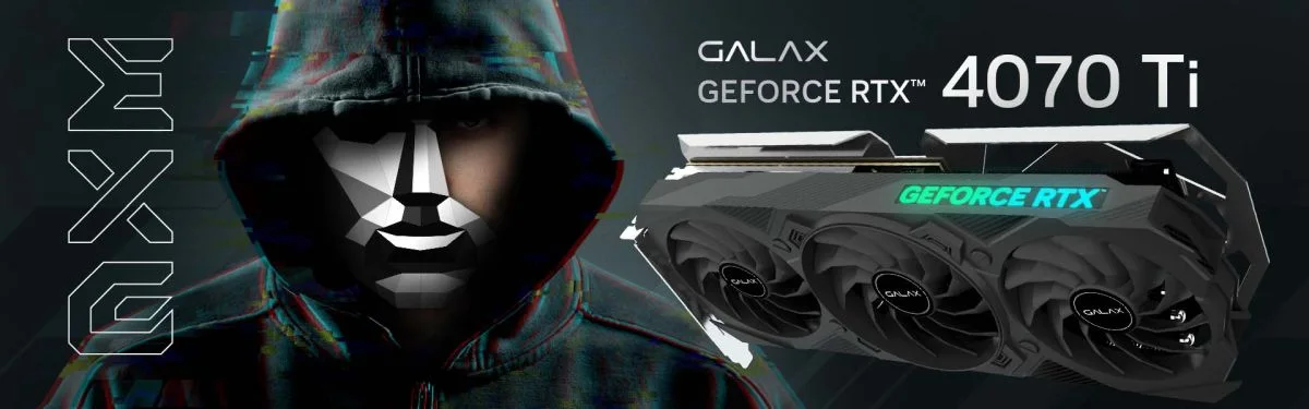 GALAX GeForce RTX 4070 Ti EX Gamer 1-Click OC Graphics Card GLX 1037