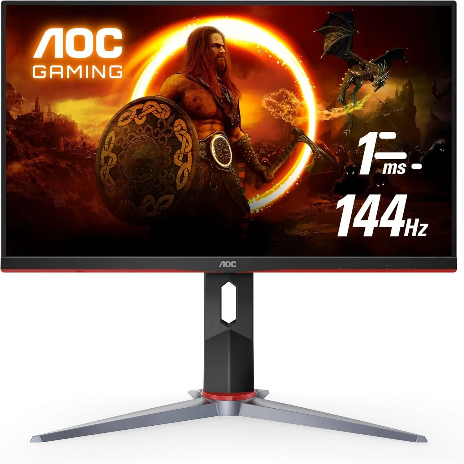 AOC 27G2 IPS VGA, 2*HDMI, DP, Height Adj, Pivot, G-SYNC, 144Hz