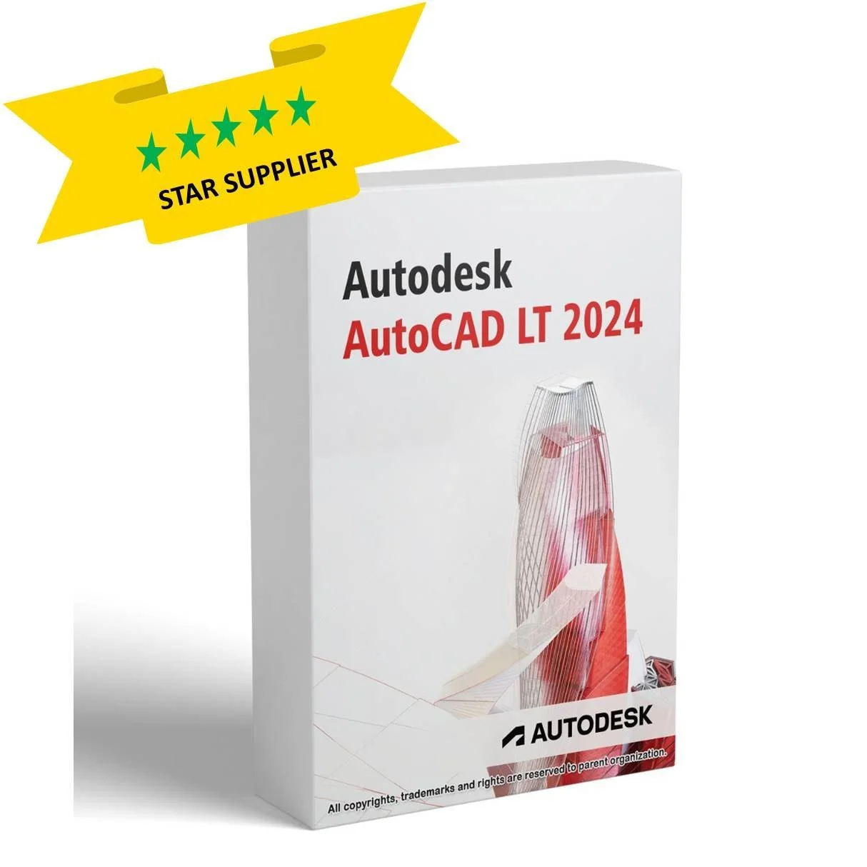 OEM AUTODESK AUTOCAD LT 2024 (NON-PERPETUAL LICENSE) COMMERCIAL NEW SINGLE-USER ANNUAL SUBSCRIPTION (ELE