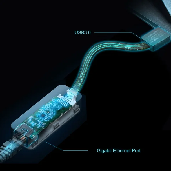 TP-Link UE306 USB TO GIGABIT ETHERNET NETWORK ADAPTER view 4