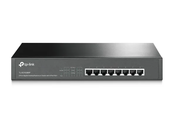 TP-Link TL-SG1008MP 8PORT GIGA DT/RACKMOUNT SW W/ 8PORT POE+