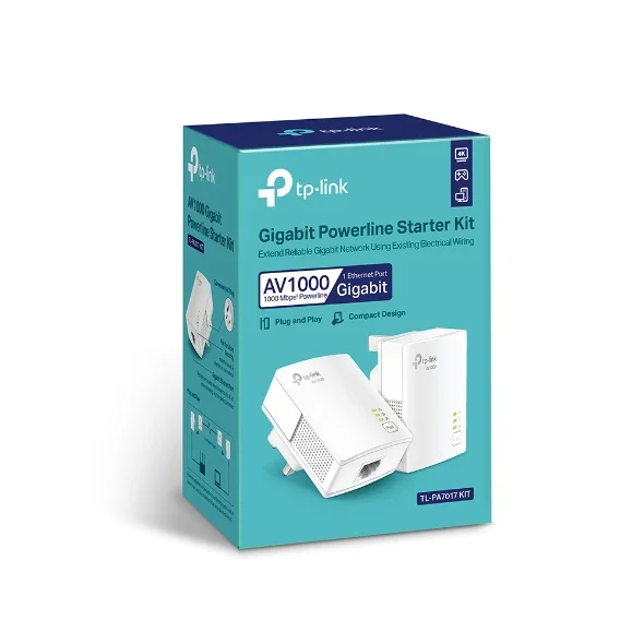 TP-Link AV1000 POWERLINE STARTER KIT TL PA7017 KIT