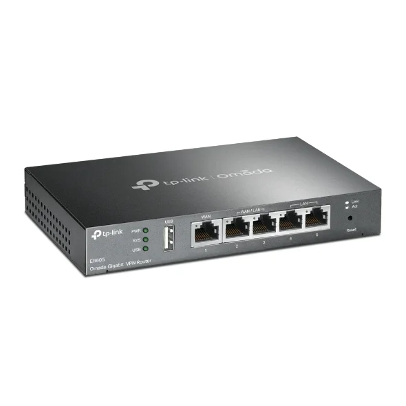TP-Link ER605 SAFESTREAM GIGABIT MULTI WAN VPN ROUTER view 2