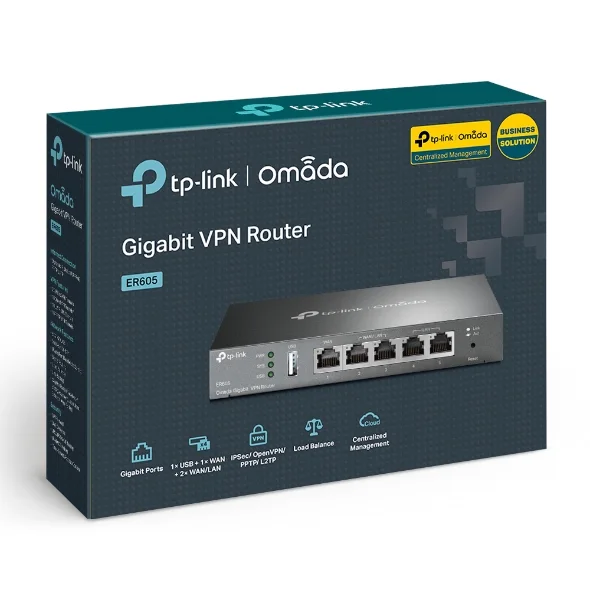 TP-Link ER605 SAFESTREAM GIGABIT MULTI WAN VPN ROUTER view 4
