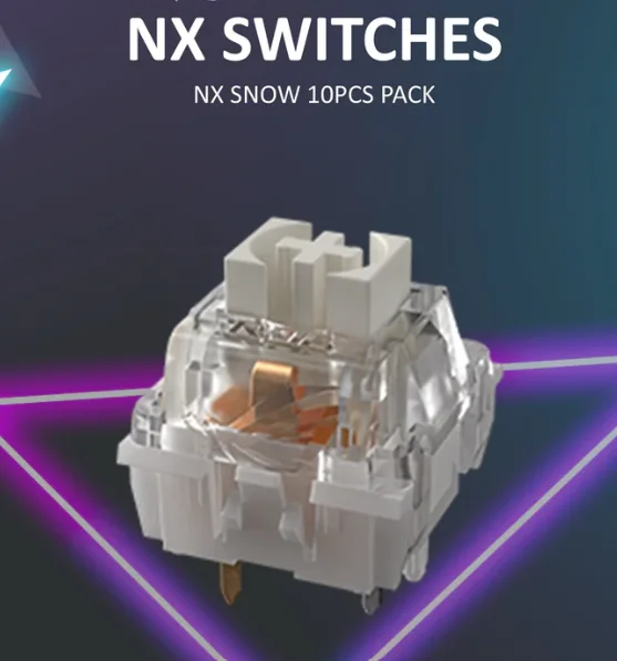 ASUS 90MP031A-BRUC00 ASUS ROG NX Keyboard Switches - NX Snow - 10 pcs Pack
