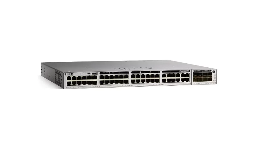 Cisco Meraki C9300 48-port PoE+ Cisco Catalyst 9300 C9300-48P 48 Ports Manageable Ethernet Switch - Gigabit Ethernet - 10/100/1000Base-T - 3 Layer Supported - Modular - 715 W Power Consumption - 1.15 kW PoE Budget - Twisted Pair - PoE Ports - Rack-mountable, Standalone