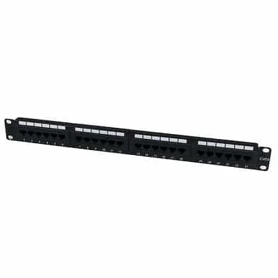 Startech.Com 24 Port 1U Rackmount Cat6 Patch Panel StarTech.com 24 Port 1U Rackmount Cat 6 110 Patch Panel - 24 x RJ-45 - 24 x RJ-11 - 1U High - 19" Wide - Rack-mountable